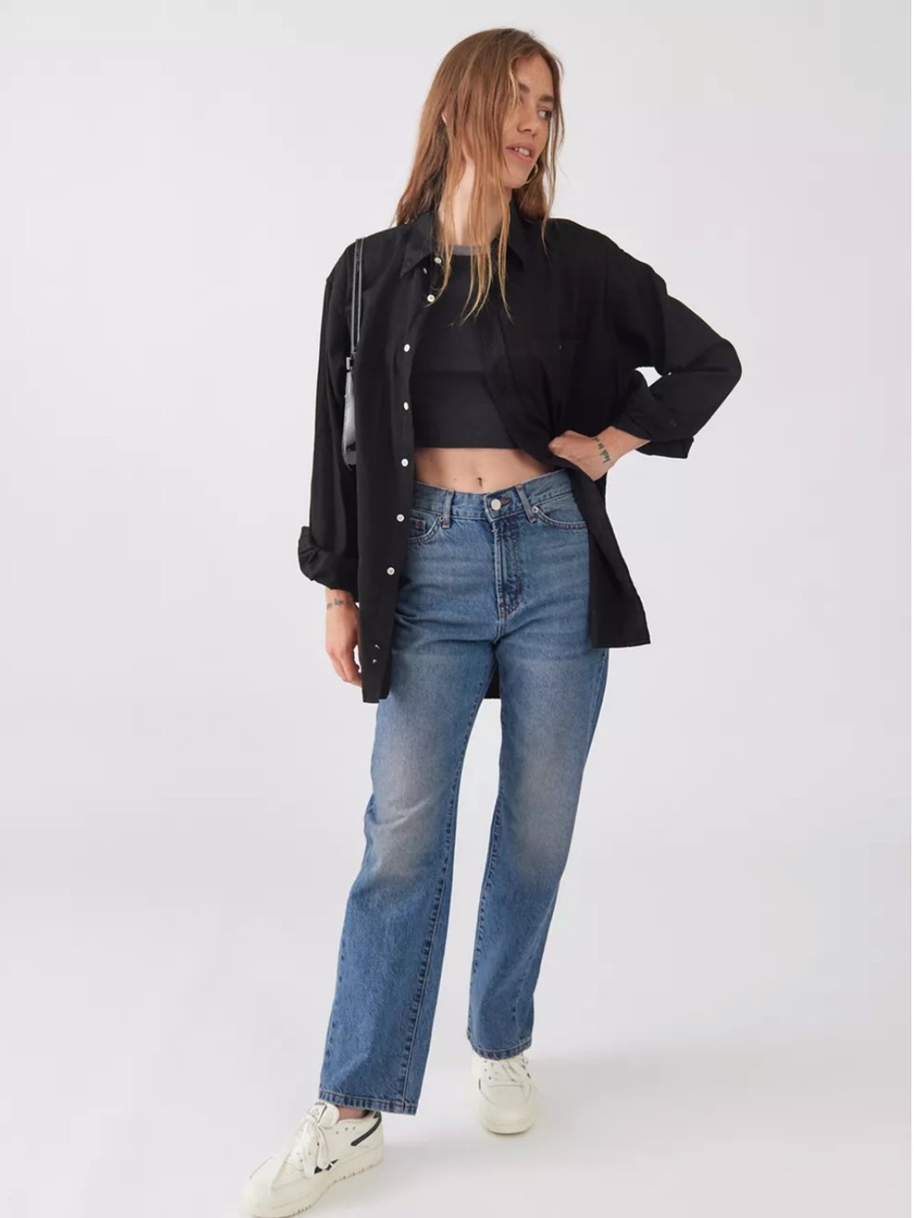 Urban Outfitters Blue Straight-Leg Cowboy Jeans